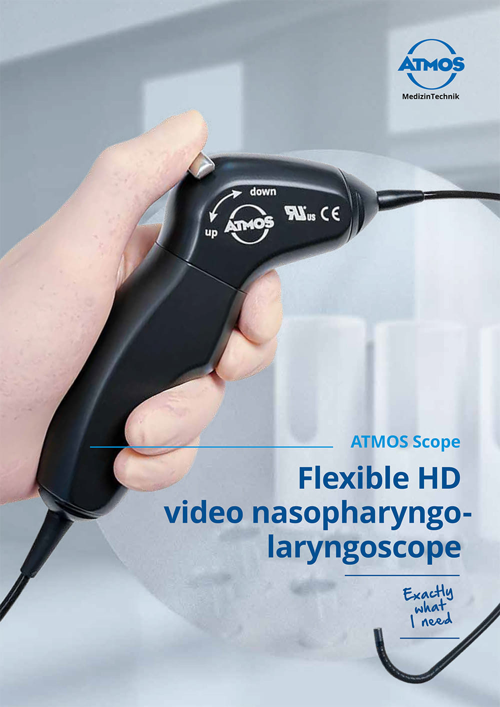 ATMOS Flexibele Video Naso-Pharyngo-Laryngo scoop