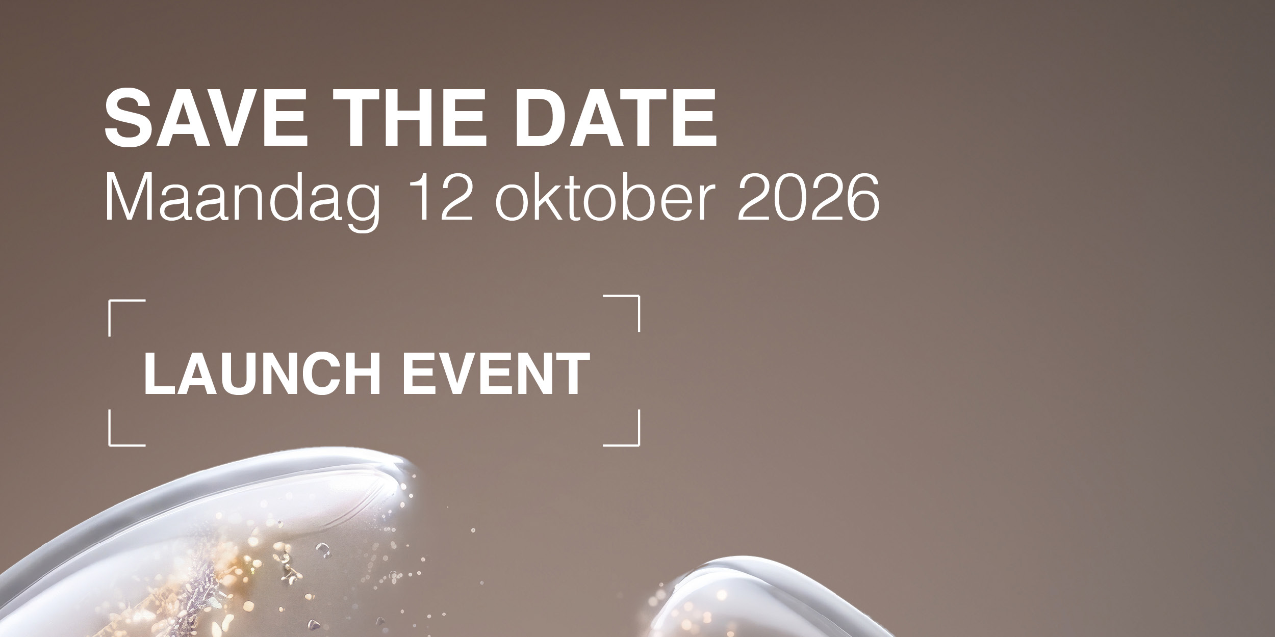 Save The Date exclusief Toskani launch event maandag 12 oktober 2026